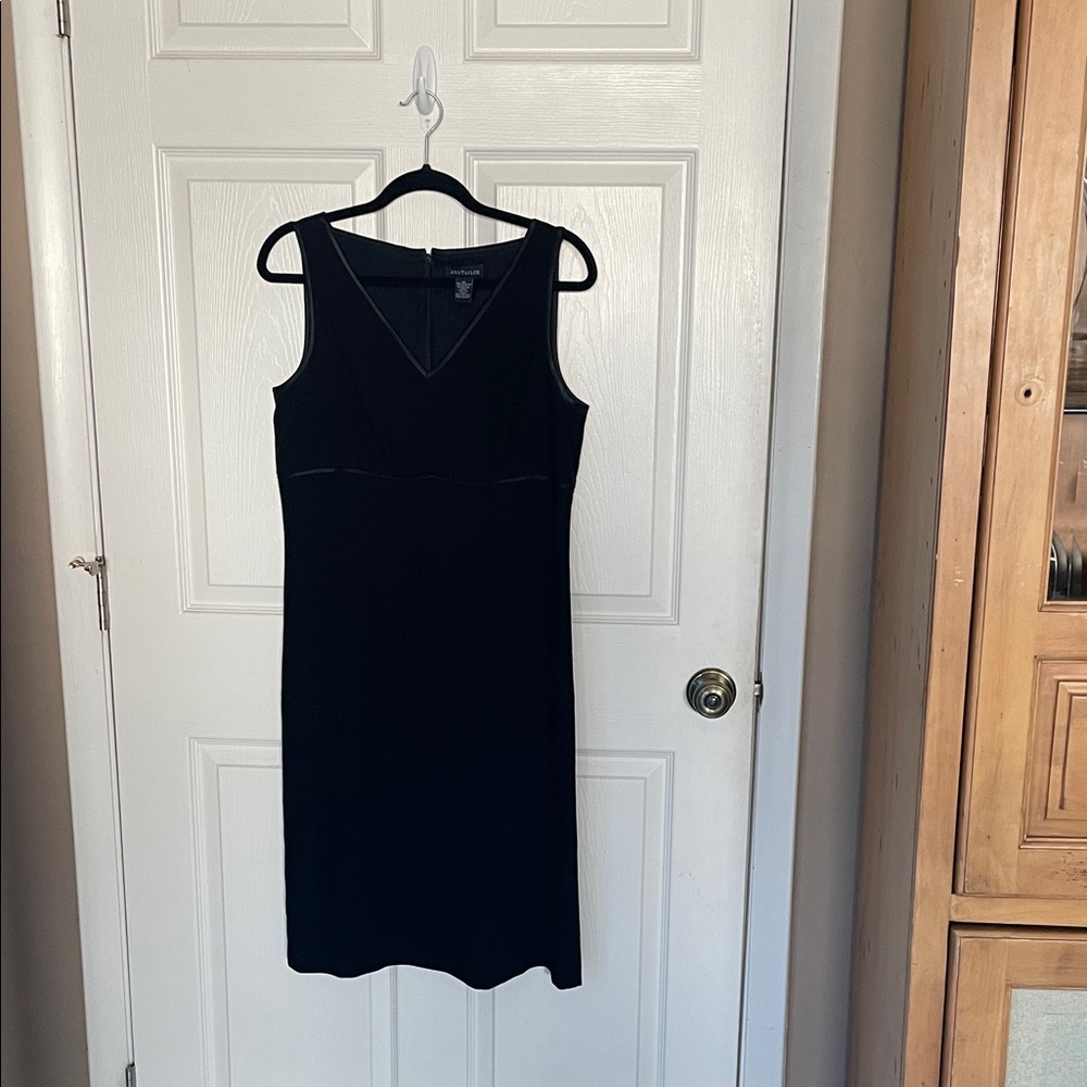 Ann Taylor Classic Black Midi Dress